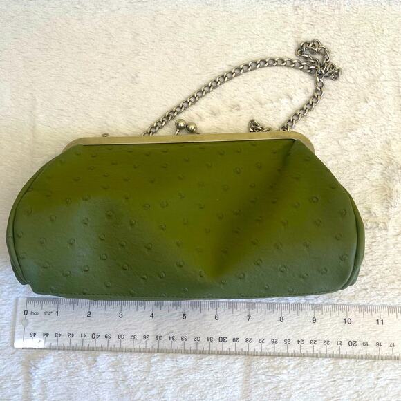 Vintage Bijoux Terner Faux Ostrich Ball Claspe Chain Strap Handbag, Shoulder Bag - Picture 14 of 16